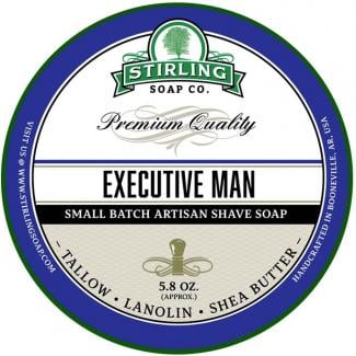 Executive Man Shaving Soap 170 ml - Stirling