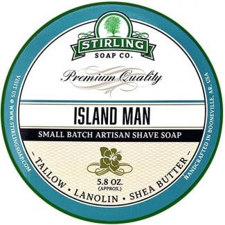 Island Man Shaving Soap 170 ml - Stirling