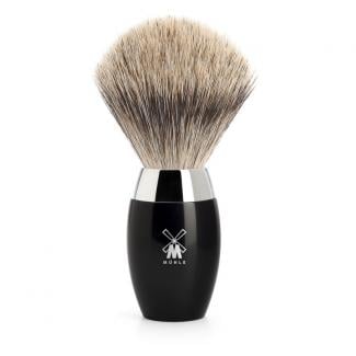 Fine Badger Kosmo Black Resin M - Mühle Shaving Brush